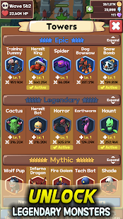 Idle Monster TD Evolved Varies with device APK screenshots 15