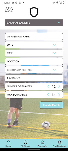 Match Manager Screen 3