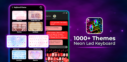 Neon LED Keyboard: RGB & Emoji