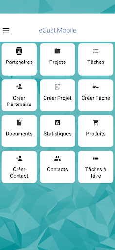 Android application eCust Mobile Commercial screenshort