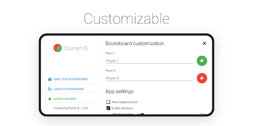 CounterVS 2 players scoreboard Screen 3