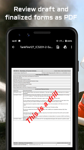 Incident Action Plan Screen 3