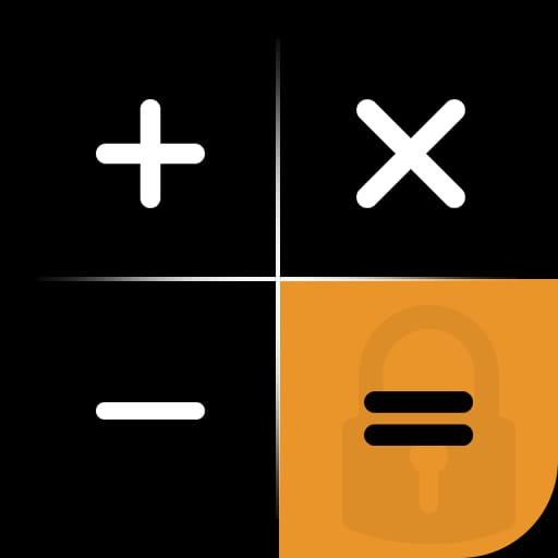 Calculator Lock Photo Vault logo