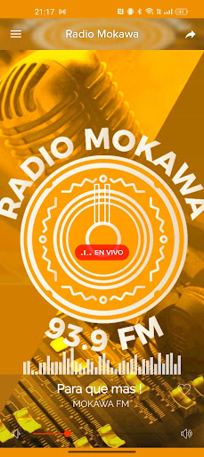 Android application MOKAWA FM screenshort