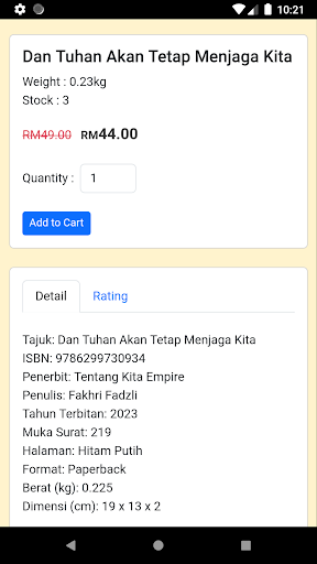 Kedai Buku Amin Screen 3