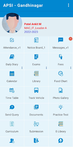 Android application APSI Gandhinagar screenshort