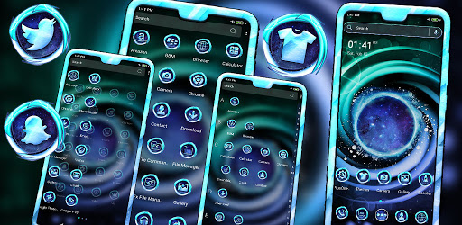 Spiral Nebula Launcher Theme
