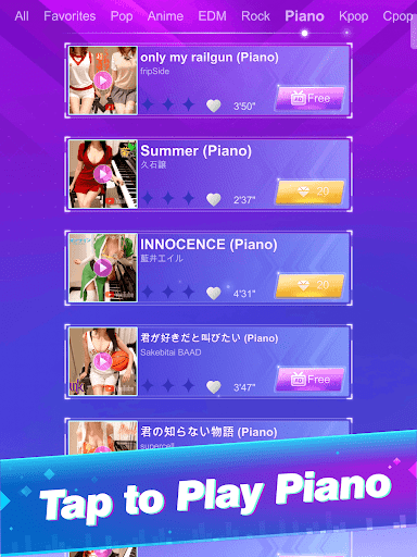 Magic Piano Tiles 3 Anime  Pop Songs