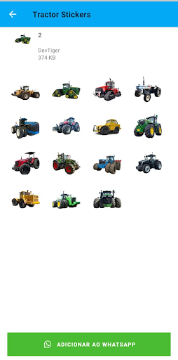 Tractor Stickers Screen 2