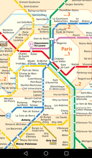 Plan metro rer bus paris Screen 3