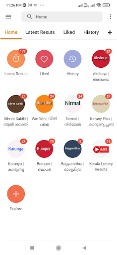 Live Kerala Lottery Offline Screen 2