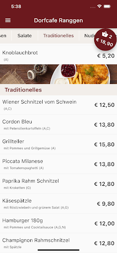 Dorfcafe Ranggen Screen 2