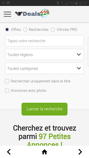 Deals226 - petites annonces au Screen 2