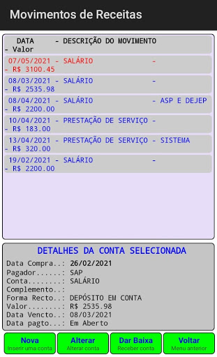 Meu Financeiro Screen 2
