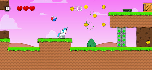 Android application Pony Unicorn puzzle platformer screenshort