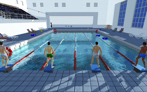 Screenshot 18 Carrera de piscina real - Temp android