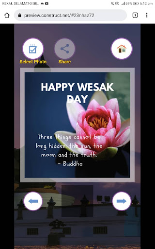 Happy Wesak Day 2024 Screenshot
