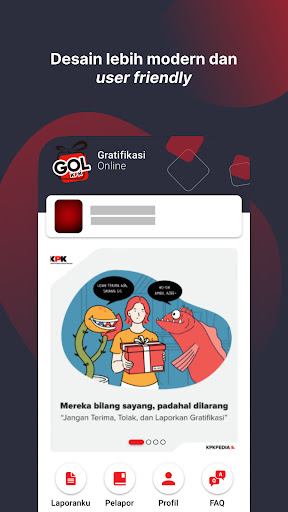 Gratifikasi OnLine (GOL) Screen 2
