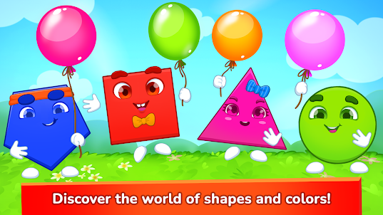 Learning shapes & colors games