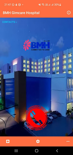 Android application BMH Kannur screenshort