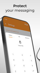 Schlichter SMS-Messenger Screenshot
