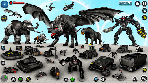 Multi Animal Robot Car Games screenshot 7