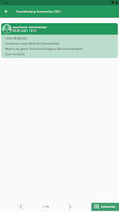easyVerein - Vereinsverwaltung Screenshot