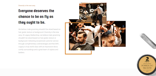 Legacy Barbershop Polska Screenshot