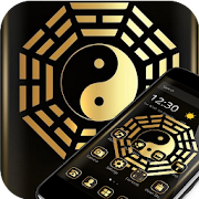 Gold Tai Ji Luxury Business Theme  Icon