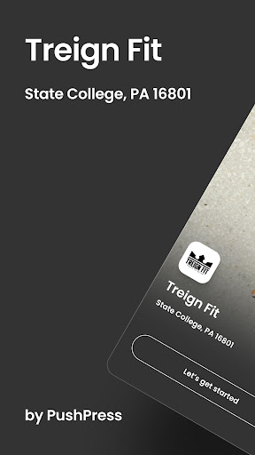 Android application Treign Fit screenshort