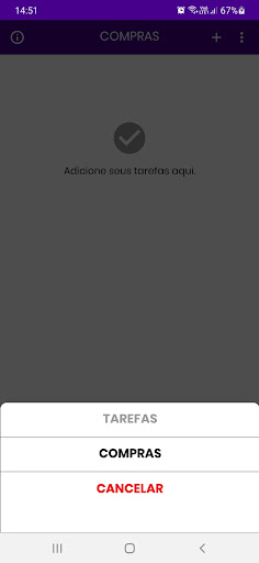 Minhas Tarefas Screen 3