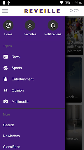 LSU Reveille Screen 3