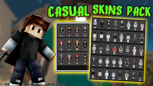 Android application Casual Skins Pack Minecraft screenshort