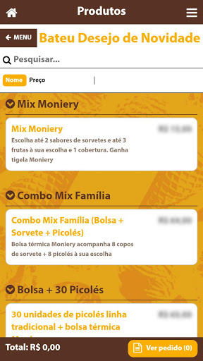 Moniery Sorvetes Screen 2