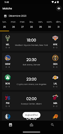 Android application Hoops screenshort