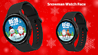 screenshot of Snowman Watch Face