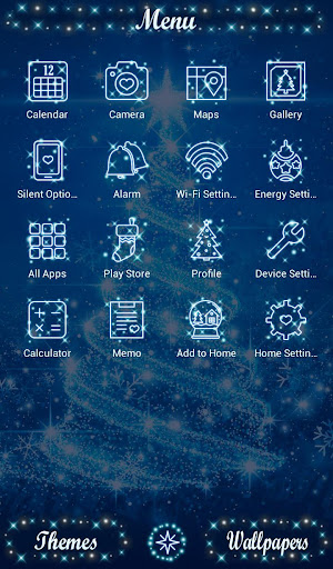 Magical Christmas Tree Theme Screen 2
