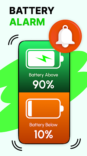 Android application Battery Temperature Alarms screenshort