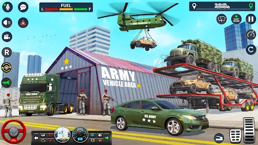 Army Vehicle Truck Transport screenshot 6