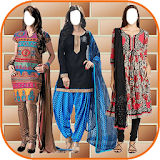 Indian Dress Fashion Montage icon