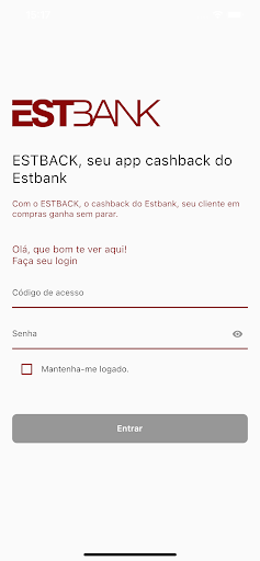 ESTBACK, o cashback do Estbank Screen 2