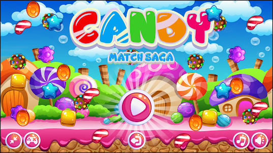 Candy Match Saga - Puzzle Game