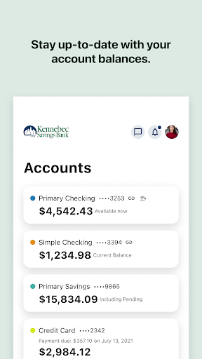 Kennebec Savings Bank Screen 3