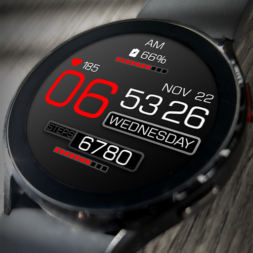 Android application Key110 Digital Watch Face screenshort