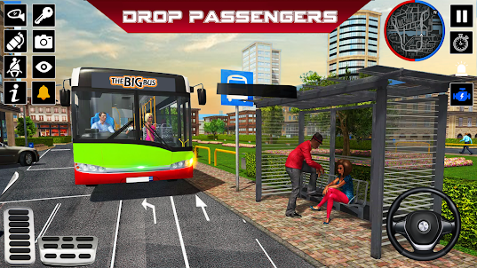 Bus Game Modern Coach Driving
