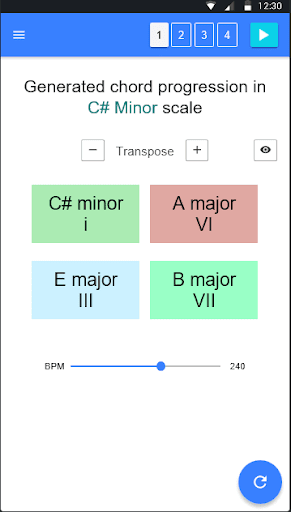 Android application Inspiration (piano) screenshort