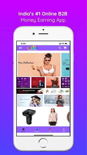 Android application Wish Bazaar screenshort