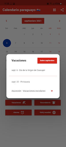 Calendario paraguayo 2024 Screen 2