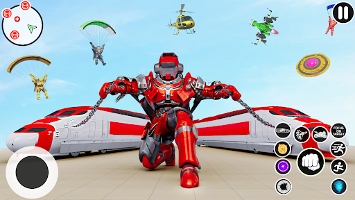 Avion Robot Car Transform Game apkpoly screenshots 4