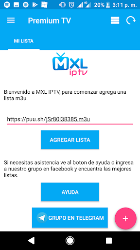 Android application MXL TV screenshort